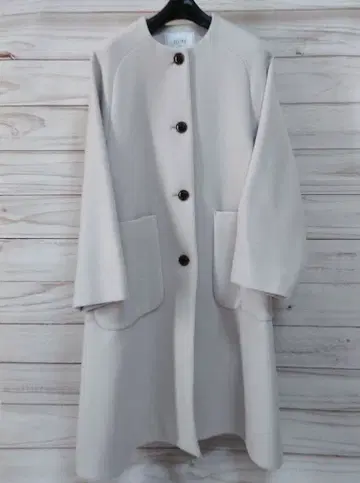 SLOBE IENA 노카라 A라인 롱 코트 36