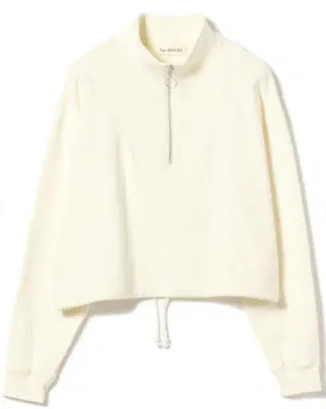 여성용 맨투맨 하프 지퍼 하이넥