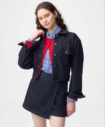 [이번 시즌 완판템] GU 지유 데님 자켓 L