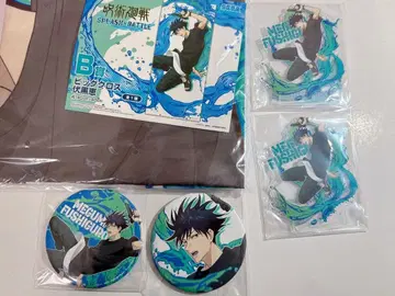 주술회전 후시구로 메구미 세가 럭키 쿠지 캔뱃지