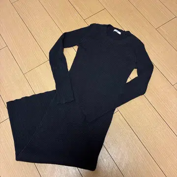 emmi 네이비 리브 니트 원피스 사이즈 0