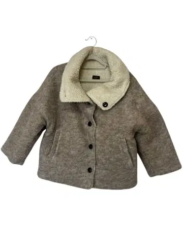 AIGLE 피코트/FREE/울/BEG 리버서블 인기 새상품급