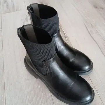 ORIENTAL TRAFFIC 사이드 고어 부츠 블랙