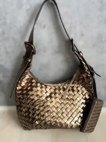 SAZABY 사자비 인트레차트 원 숄더 하프문 백