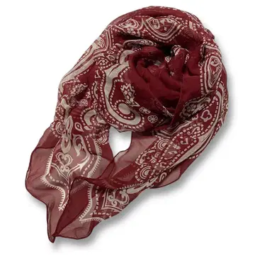 NUMBER (N)INE 08AW 포틀랜드 시기 실크 스카프