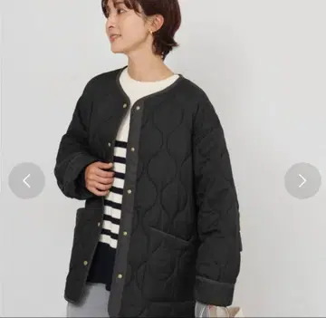 저널 스탠다드 리룸 퀼팅 블루종 블랙