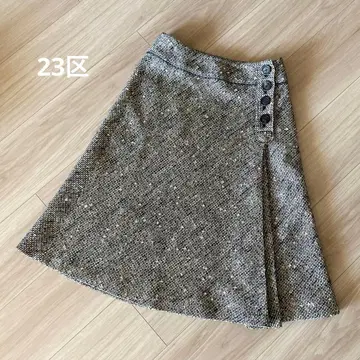 23구 A라인 플레어 스커트 36