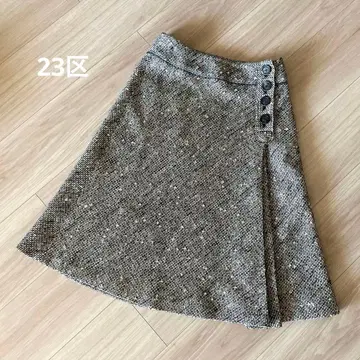 23구 A라인 플레어 스커트 36