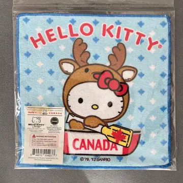 지역 한정 키티 HELLO KITTY 캐나다 미니 타월 손수건