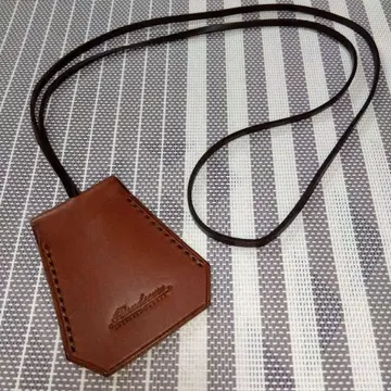 천연 가죽 크로셰 키 목걸이