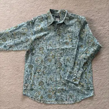 patagonia 꽃무늬 긴팔 셔츠