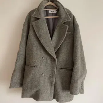 AZUL by moussy 그레이 테일러드 자켓 코트 S