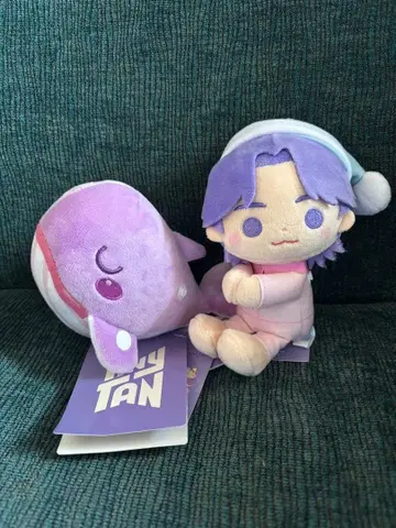 TinyTAN Sweet Dreams 모어 플러스 붙는 봉제 인형