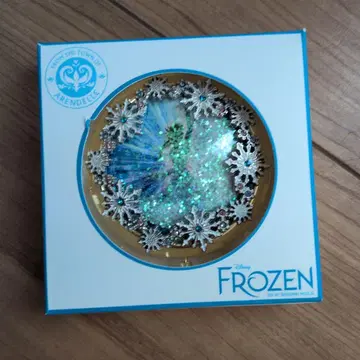 극단 사계 Disney Frozen 눈의 결정 손거울 컴팩트 거울