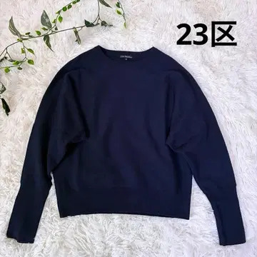 새상품급 23구 돌먼 슬리브 니트 M 사이즈 38 양모 울 캐시미어