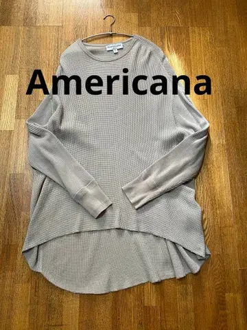 Americana 써멀 롱 T 오버 사이즈