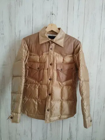 울트라 웜 세일 트윈즈 어쿠스틱 천연 가죽 절개 다운 셔츠