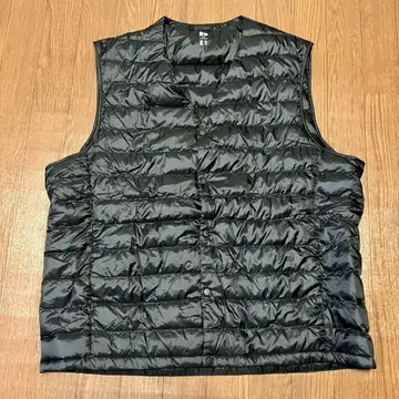 컨디션 최상 UNIQLO 다운 베스트 XXL 블랙 다운 자켓 라이트 다운