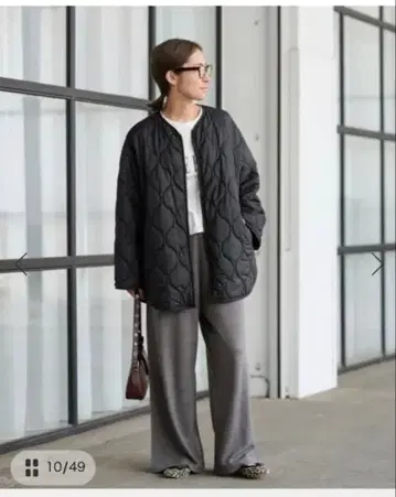 FRAMeWORK 2way 퀼팅 블루종