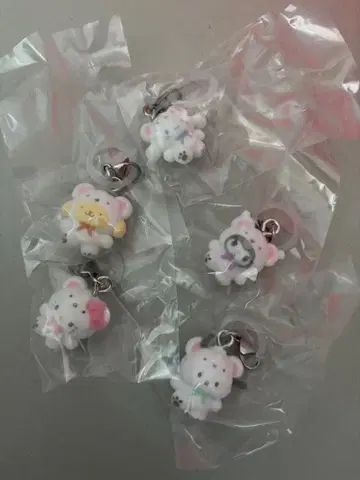 산리오 메지루시 액세서리 포근포근 스노우