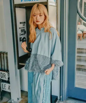 [ MODE NORM CORE ] 밴딩 벌룬 블라우스 색스 M