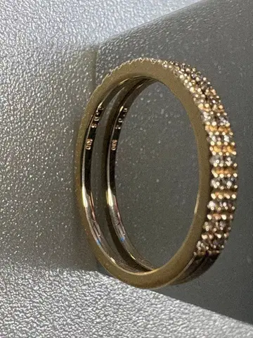 agete K10 0.05ct 하프 이터니티 [ No.1422 ]