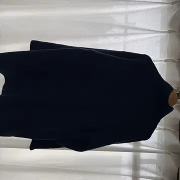 ZARA 네이비 하이넥 니트 원피스 S