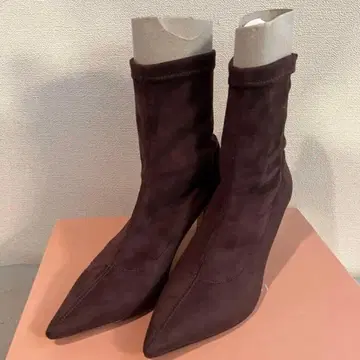 Fabio Rusconi 다크 브라운 스웨이드 앵클부츠