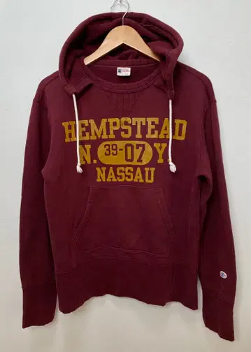 Champion 후드티 후드티 롱택 복각 롱 리브 캥거루 포켓 프론트 V