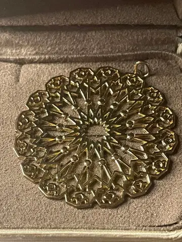 agete 시스루 목걸이 참 SV