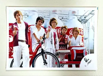 아라시 집합 공식 사진 2003 코카콜라 CM 이벤트 아라시 로고 1