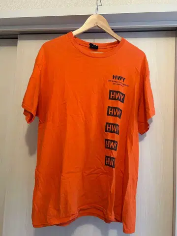 [레어] HWY T셔츠 L사이즈 오렌지 CYCLE ZOMBIES