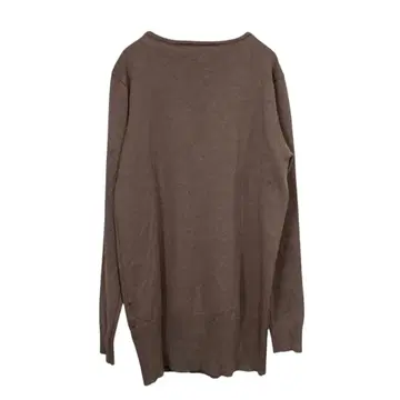 KURICA 고급 컬러 V넥 긴팔 니트 (F) 브라운 계열