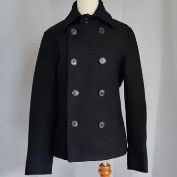 MICHEL KLEIN 블랙 피 코트