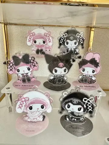 마이멜로디 쿠로미 아크릴 스탠드 7개 세트