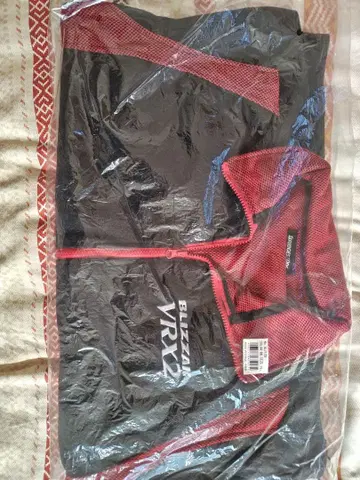 BLIZZAK VRX2 플리스 자켓 블랙/빨간색