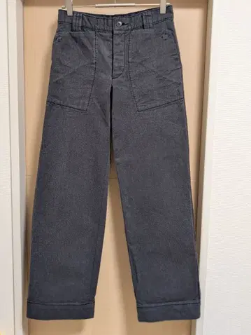 [ 새상품급 ] homspun 홈스펀 스테디셀러 스냅 팬츠 S 그레이