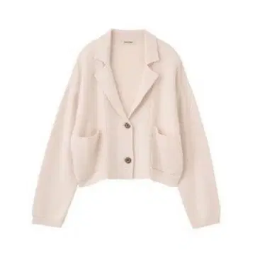 COCODEAL 폭스 혼 니트 자켓