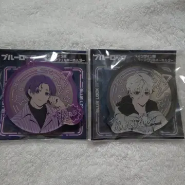 블루 록 네온사인풍 거울 아크릴 키링 나기 세이시로 미카게 레오