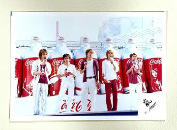 아라시 집합 공식 사진 2003 코카콜라 CM 이벤트 아라시 로고 3