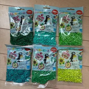 카와다 펄러비즈 그린 계열 1000개입 6개 세트