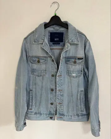 ZARA 1975 라이트 블루 데님 자켓