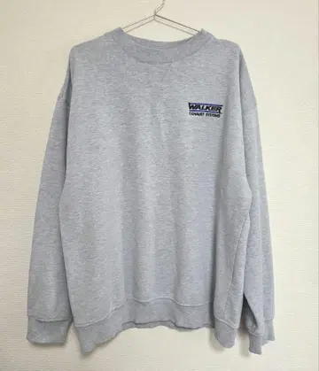 멜란지 그레이 테크 계열 맨투맨 90s