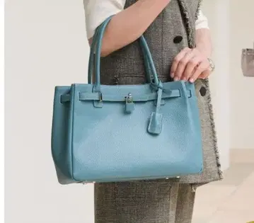 [ 전하마노 ] 황실 어용 Mietia (미티아) 세피아 블루 토트백