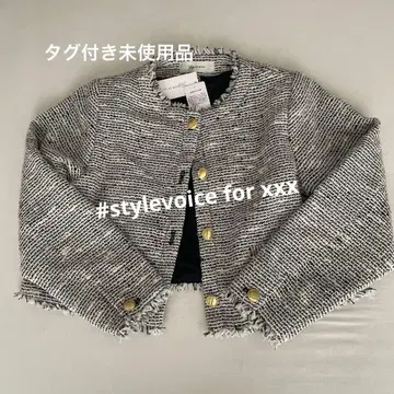 스타일보이스 트위드 숏 자켓 택 포함 미사용품