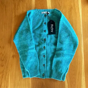 Harley of Scotland 여성용 하이 버튼 가디건 울