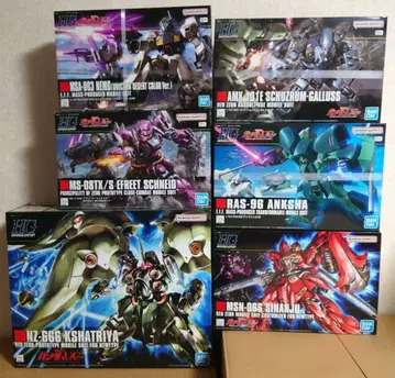 HG 건담 UC MS 6기 세트