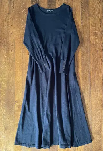 23구 네이비 니트 원피스