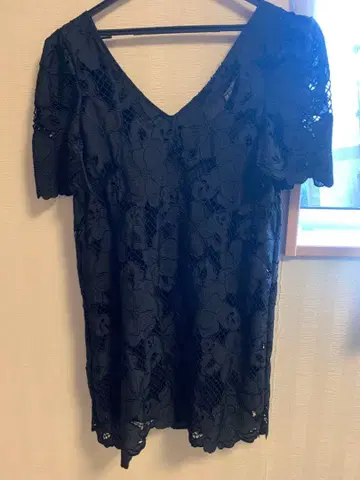 스나이델 snidel 꽃무늬 레이스 반팔 원피스