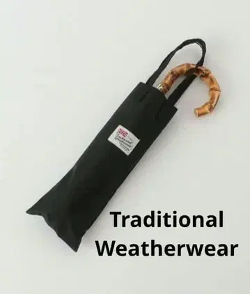 트래디셔널 웨더웨어 우천 겸용 접이식 우산 블랙